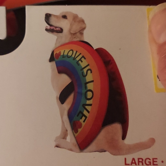 Cute Dog costumes Rainbow 🌈 1 XL Left - Picture 3 of 8